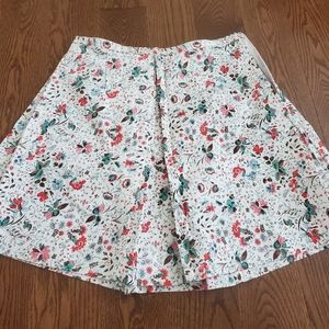 Gap Floral white Skirt